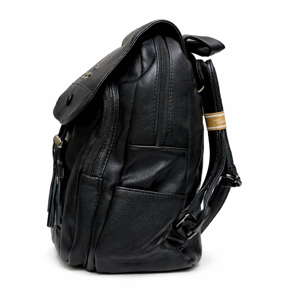 Black Tassel Backpack